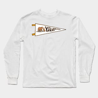 Yellowstone National Park Pennant Long Sleeve T-Shirt